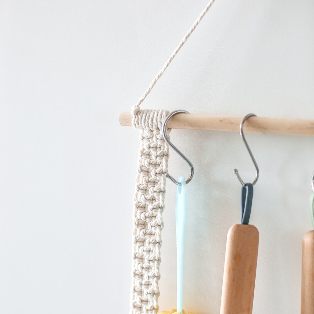 Macrame Wall Hanging Shelf Kitchen Storage Organizer Bohemian Wall Decor Macrame Shelves Household Items Bathroom,Living Room