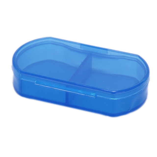 Portable Pill Cases Travel Dispen Storage Container Colorful Drug Dispenser Packing Container 2/4/6 Slot Moisture-proof Pill Box
