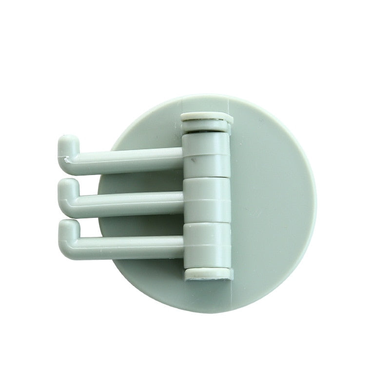 1Pcs Key Ring Hook Bathroom Wall Storage Rack Shelf Toilet Towel Organizer Rack Holder Wall Mounted Towel Rack for Kitchen Decor